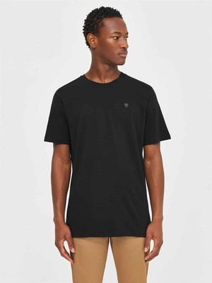 T-Shirt Badge Zwart from Shop Like You Give a Damn