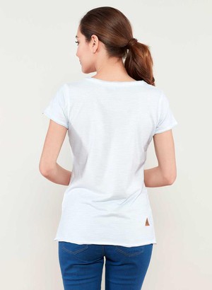 T-Shirt With Floral Motifs from Shop Like You Give a Damn