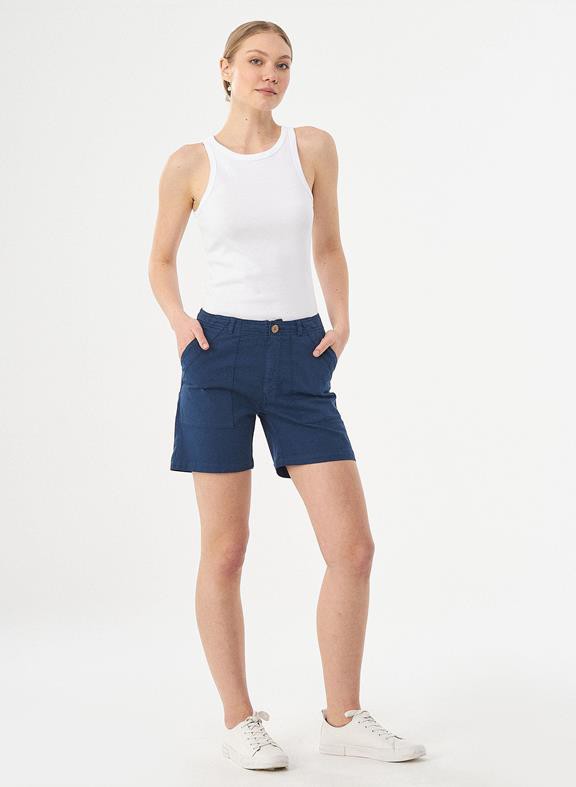 Organic Cotton Shorts Dark Blue from Shop Like You Give a Damn