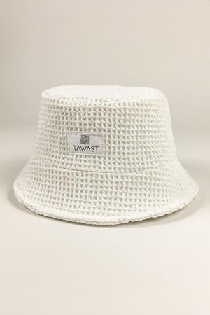 Bucket Hat Breeze White Waffle from Shop Like You Give a Damn