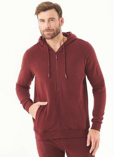 Sweat Jacket Soft Touch Bordeaux via Shop Like You Give a Damn