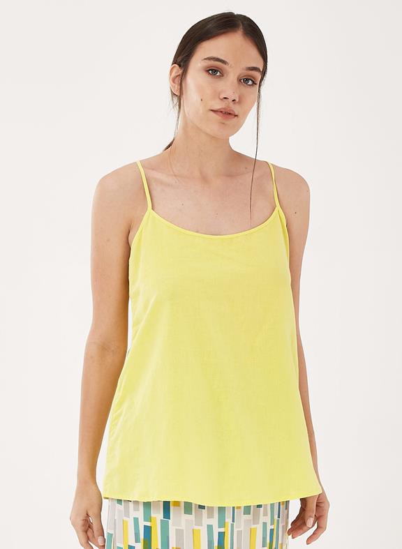 Spaghetti Straps Top Yellow from Shop Like You Give a Damn