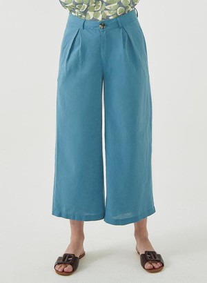 Culotte Pants Petrol Blue from Shop Like You Give a Damn