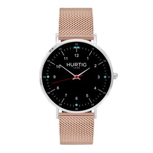 Moderna Steel Watch Silver, Black & Rose Gold from Shop Like You Give a Damn