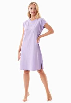 Night Gown With Print Danveer Lavender Purple via Shop Like You Give a Damn