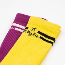 2-Pack Sock Yellow & Purple via Shop Like You Give a Damn