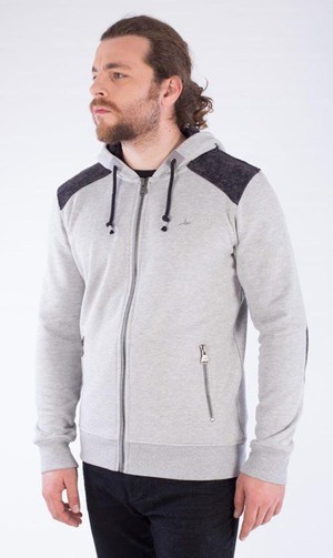 Hoodie With Zipper Gray from Shop Like You Give a Damn