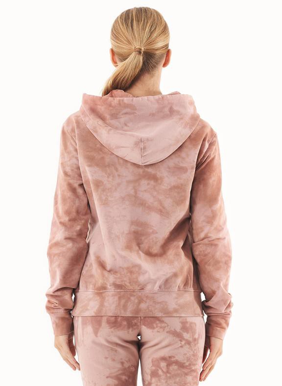 Tie-Dye Sweat Hoodie Organic Cotton Misty Rose from Shop Like You Give a Damn