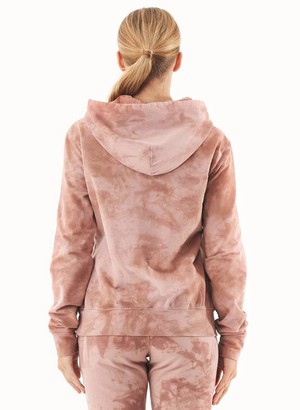 Tie-Dye Sweat Hoodie Organic Cotton Misty Rose from Shop Like You Give a Damn
