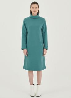 Sweat Dress With Collar Blue from Shop Like You Give a Damn