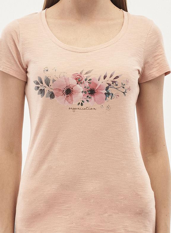 T-Shirt With Floral Print from Shop Like You Give a Damn
