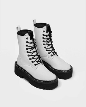 Worker Monster Boots Cactus White from Shop Like You Give a Damn