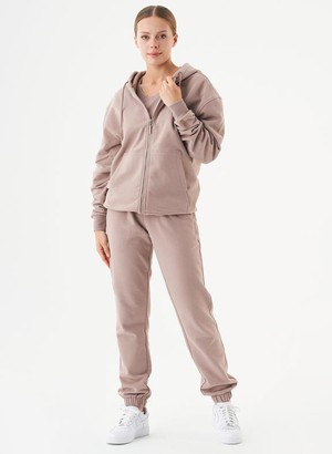 Unisex Zip Up Hoodie Junda Mocha from Shop Like You Give a Damn