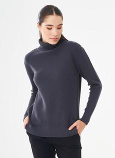 Turtleneck Sweater Dark Grey via Shop Like You Give a Damn