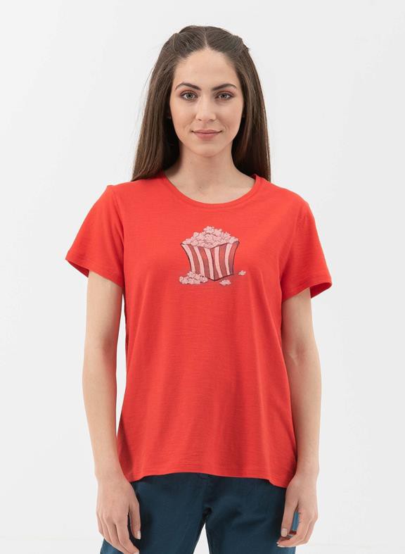 T-Shirt Popcorn Red from Shop Like You Give a Damn