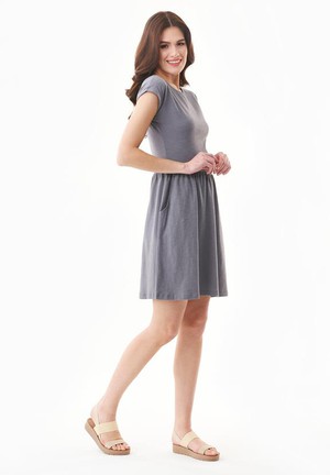 Dress Jersey Slub Shadow Grey from Shop Like You Give a Damn