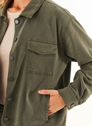 Shirt Jacket Military Olive from Shop Like You Give a Damn