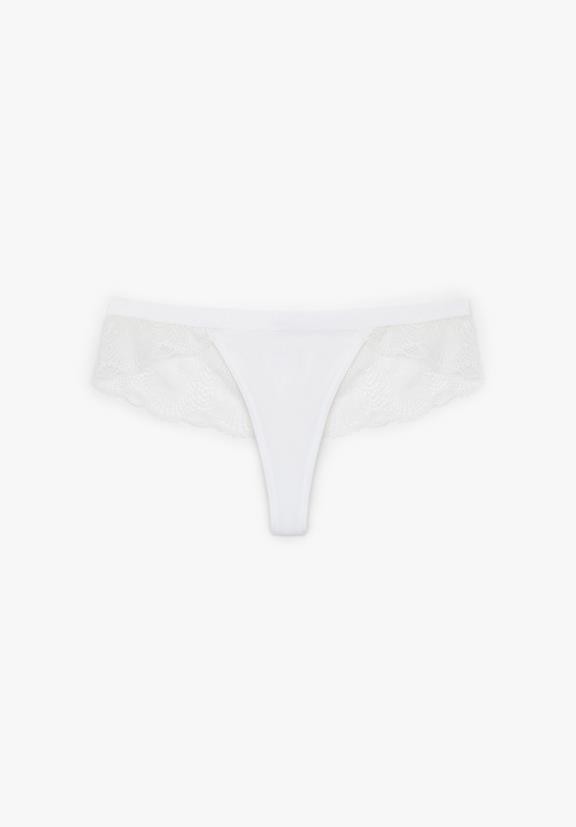 Thong Luminous Moss White from Shop Like You Give a Damn