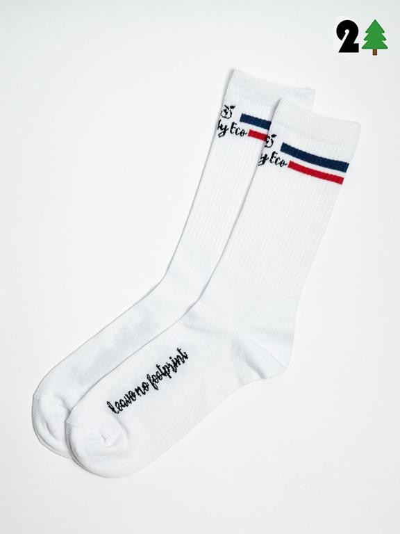 Socks Ame White from Shop Like You Give a Damn