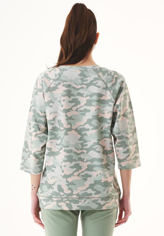 Sweatshirt With Camouflage Pattern from Shop Like You Give a Damn