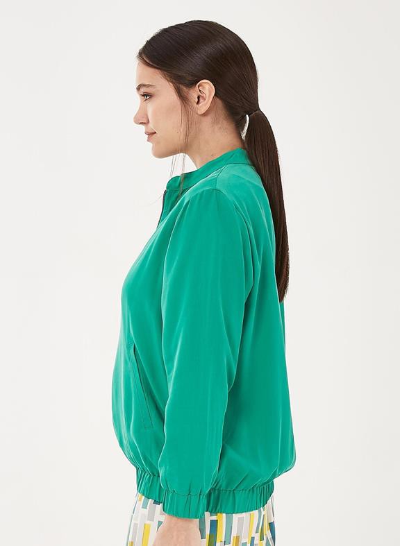 Bomber Jacket Emerald Green from Shop Like You Give a Damn