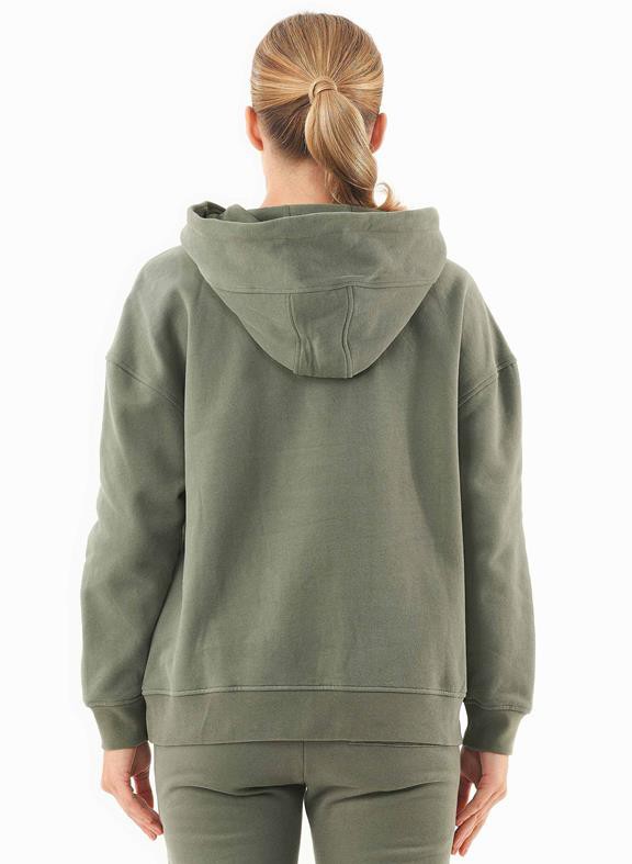 Sweat Hoodie Organic Cotton Mid Olive from Shop Like You Give a Damn