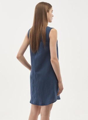 Sleeveless Dress Navy from Shop Like You Give a Damn