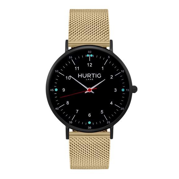 Moderna Steel Watch All Black & Gold from Shop Like You Give a Damn