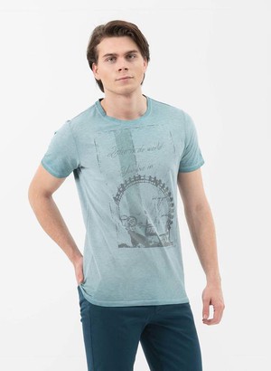 T-Shirt Ferris Wheel Blue from Shop Like You Give a Damn