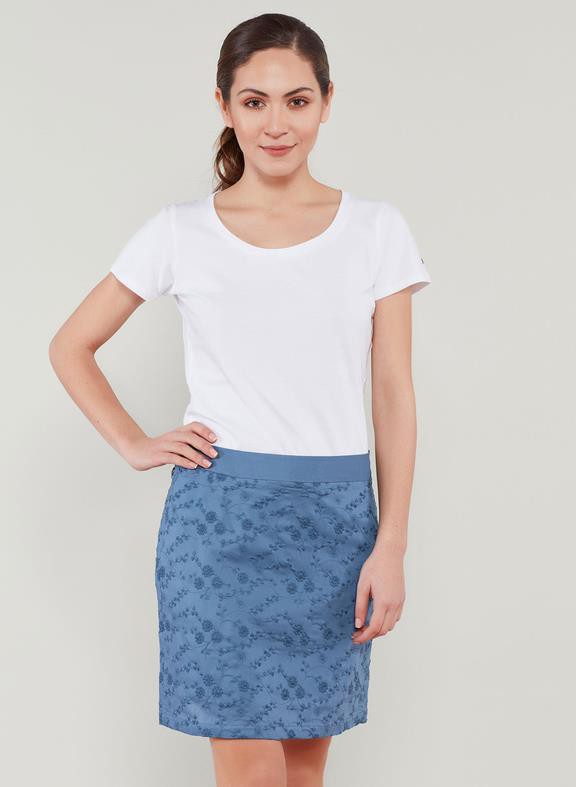 Tencel Skirt Floral Embroidery from Shop Like You Give a Damn