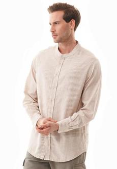 Shirt With Stripes Sand Ecru via Shop Like You Give a Damn