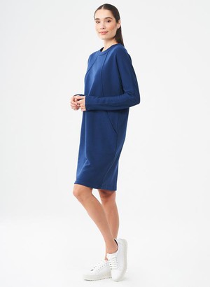 Sweat Dress Dark Blue from Shop Like You Give a Damn