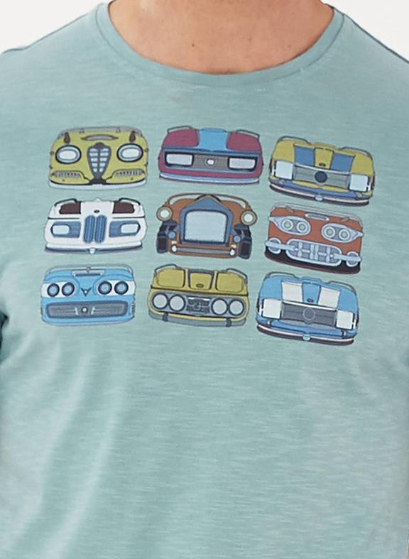 T-Shirt Cars Blue from Shop Like You Give a Damn