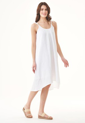 Dress Spaghetti Strap White from Shop Like You Give a Damn