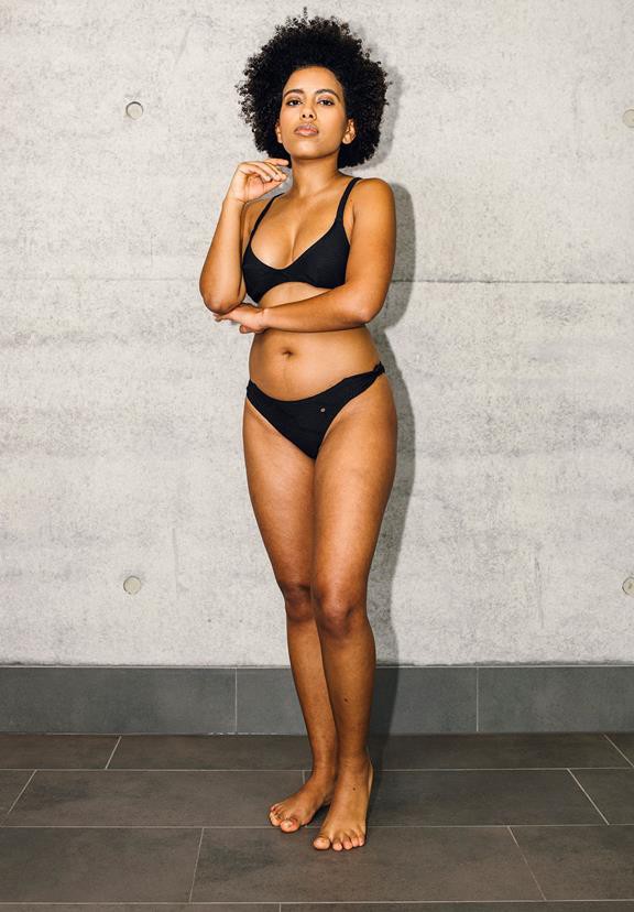 Bikini Top Kaala Lau Black Structure from Shop Like You Give a Damn