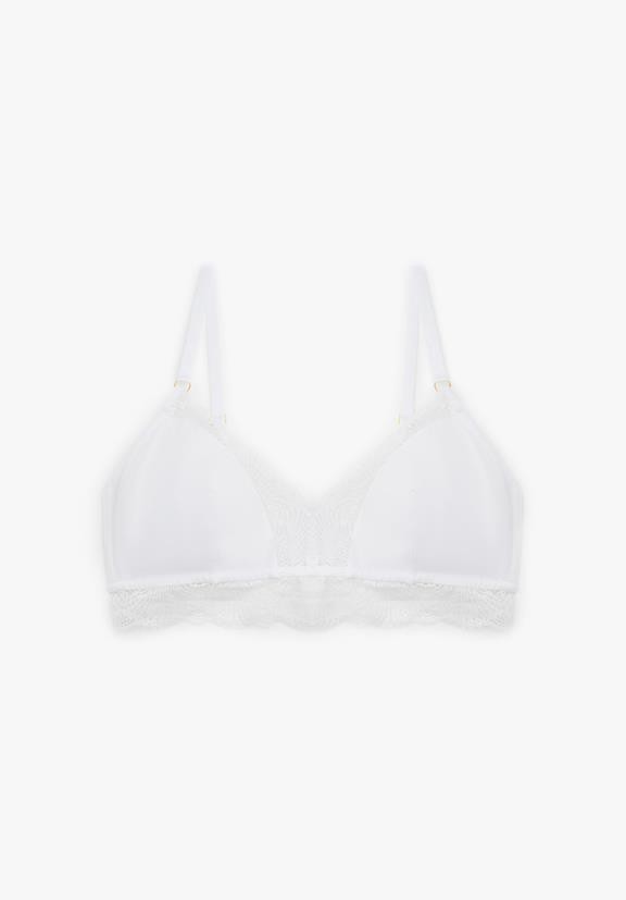 Bralette Stipa White from Shop Like You Give a Damn