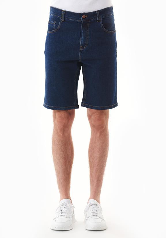 Denim Shorts Mid Blue from Shop Like You Give a Damn
