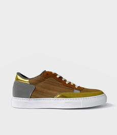 Sneakers Wood Brown Gold via Shop Like You Give a Damn