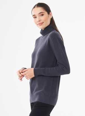 Turtleneck Sweater Dark Grey from Shop Like You Give a Damn