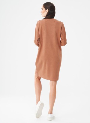 Sweat Dress Light Brown from Shop Like You Give a Damn