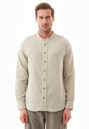Shirt With Stand Up Collar Tint Green from Shop Like You Give a Damn