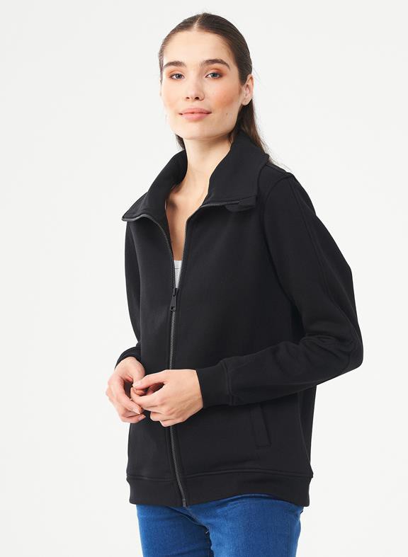 Sweat Jacket Black from Shop Like You Give a Damn