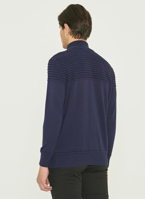 Turtleneck Sweater Dark Blue from Shop Like You Give a Damn