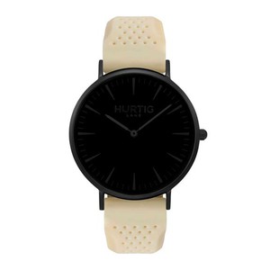 Attivo Rubber Watch All Black & Cream from Shop Like You Give a Damn