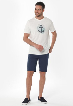 Chino Shorts Slim Navy Blue from Shop Like You Give a Damn