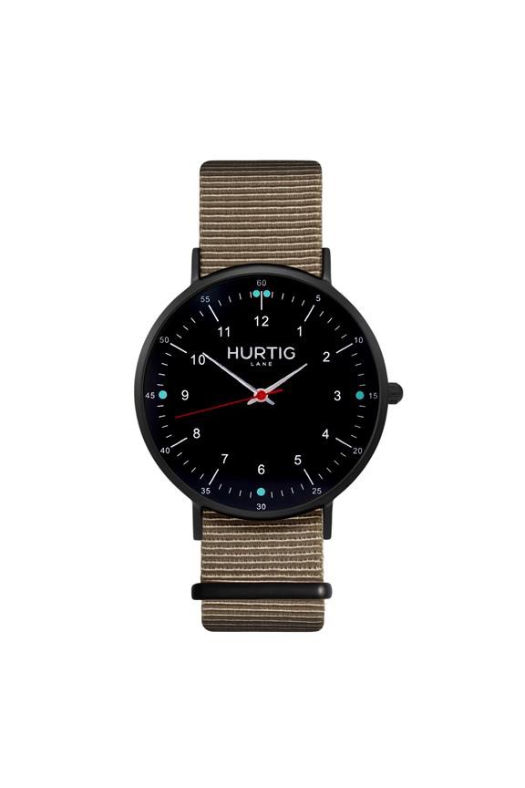 Moderno Montezuma Watch Black, Black & Sand from Shop Like You Give a Damn