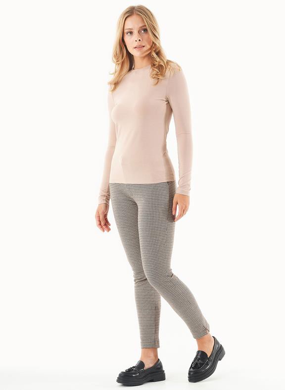 Top Long Sleeves Beige from Shop Like You Give a Damn