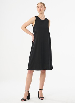 Sleeveless Jersey Dress Black from Shop Like You Give a Damn