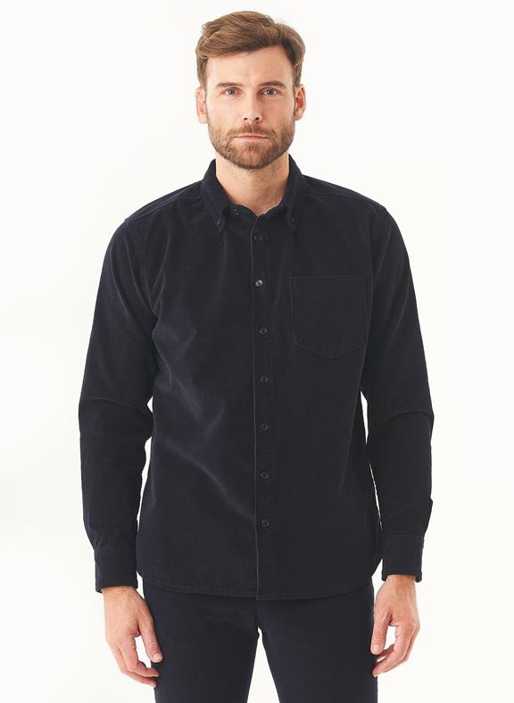独特な | Cece Project Corduroy Navy Dark Shirt その他