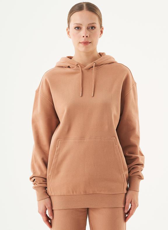 Unisex Hoodie Organic Cotton Halki Light Brown from Shop Like You Give a Damn